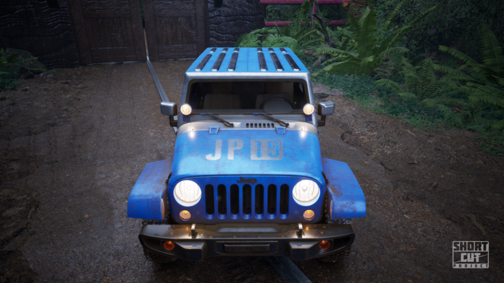 Jurassic World Jeep - Master 3D Artist Fundamentals — Shortcut Admin