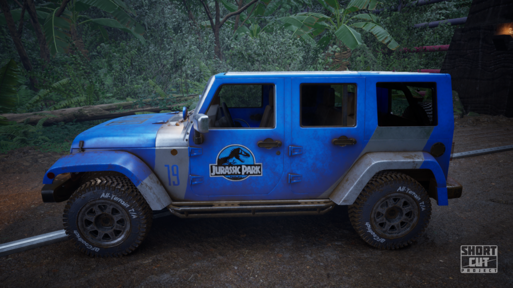 Jurassic World Jeep - Master 3D Artist Fundamentals — Shortcut Admin