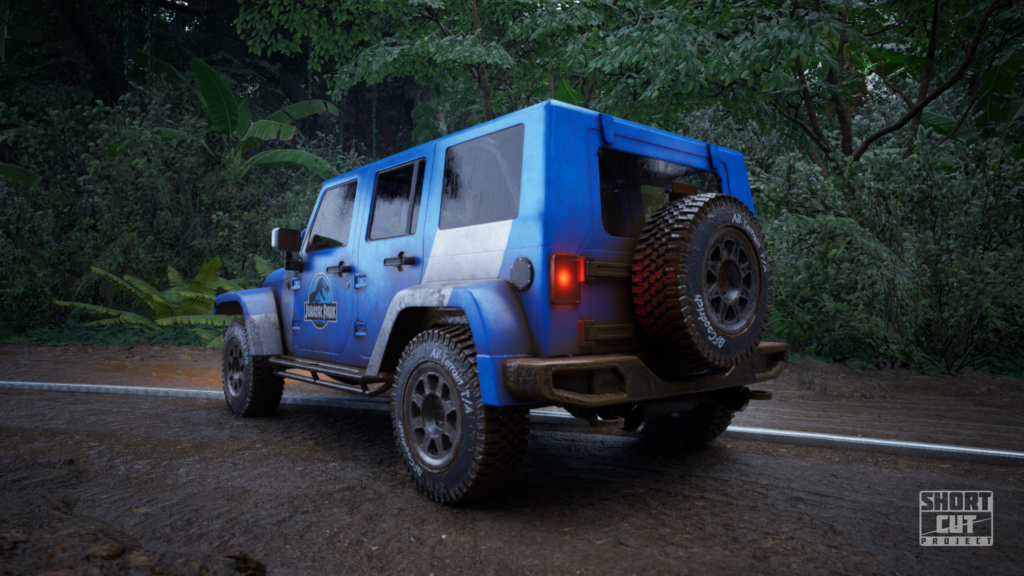 Jurassic World Jeep - Master 3D Artist Fundamentals — Shortcut Admin