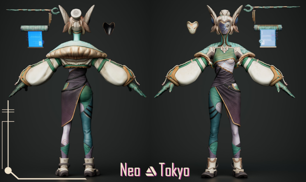 Blue Night Project - Neo Tokyo Artstation Challenge — Clara L. Vegel