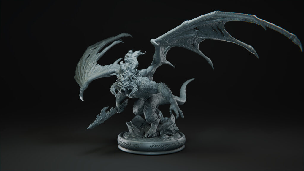 LOTR Balrog miniatura — Giovanni Orlando