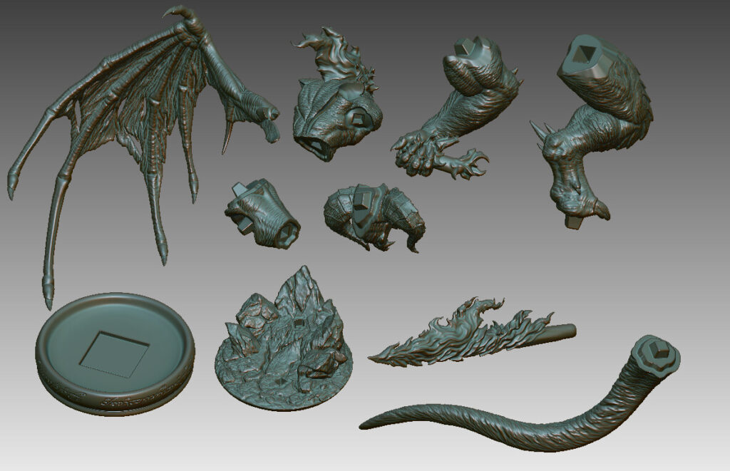 LOTR Balrog miniatura — Giovanni Orlando