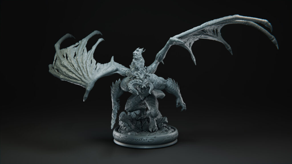LOTR Balrog miniatura — Giovanni Orlando