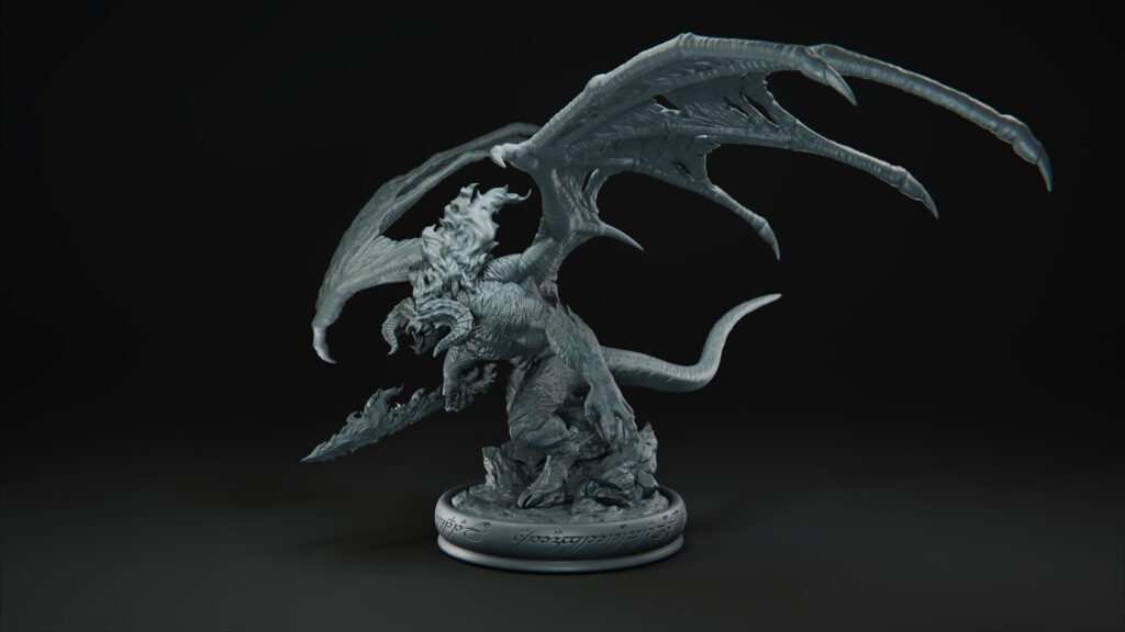 LOTR Balrog miniatura — Giovanni Orlando