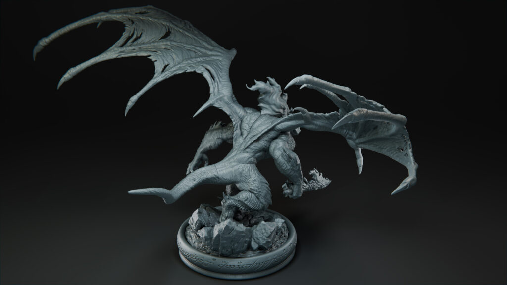 LOTR Balrog miniatura — Giovanni Orlando