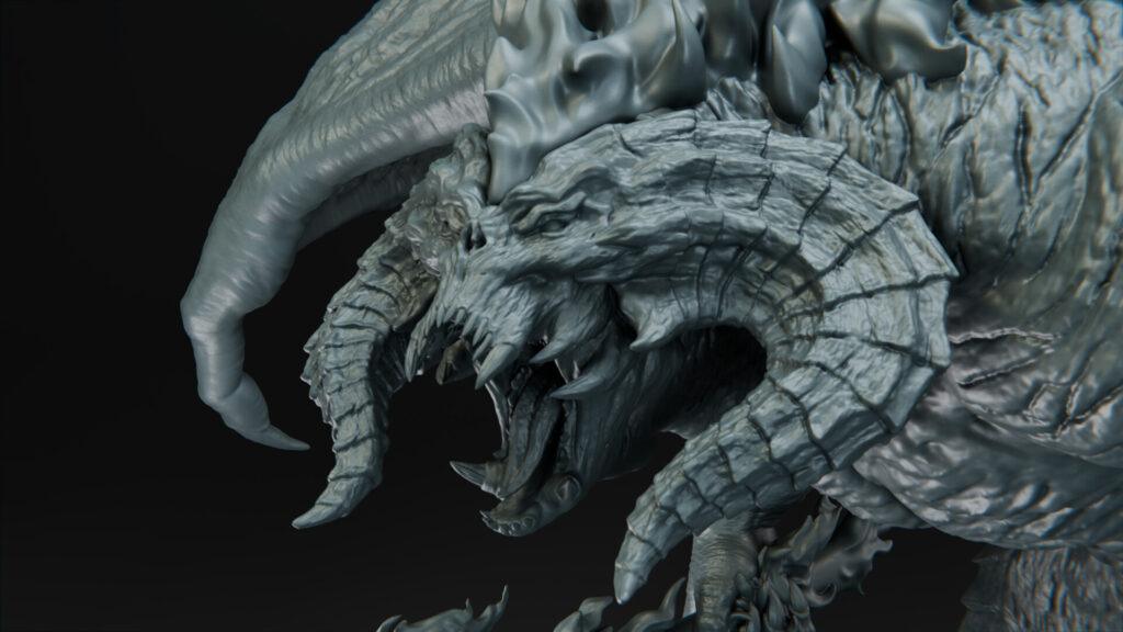 LOTR Balrog miniatura — Giovanni Orlando
