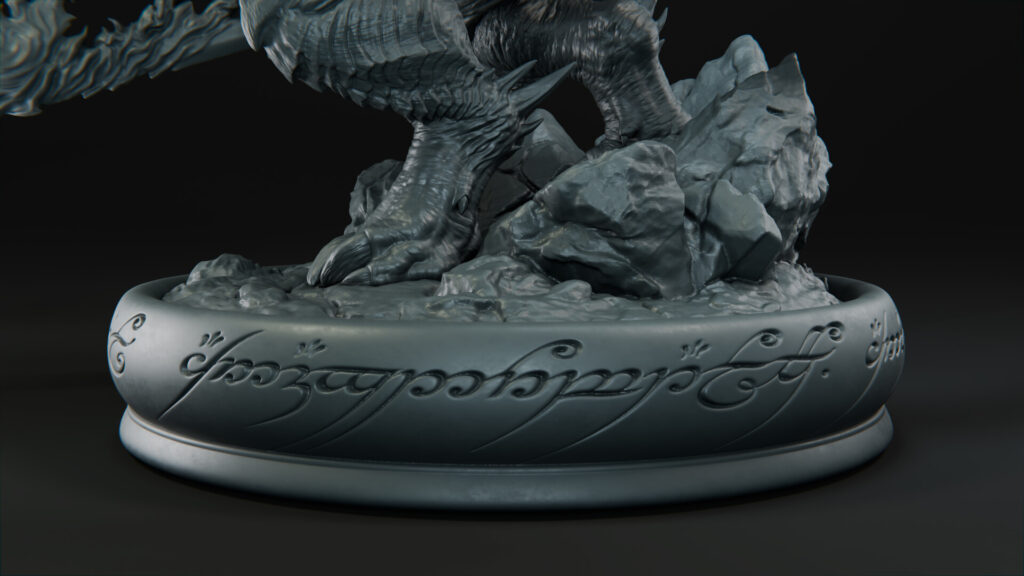 LOTR Balrog miniatura — Giovanni Orlando