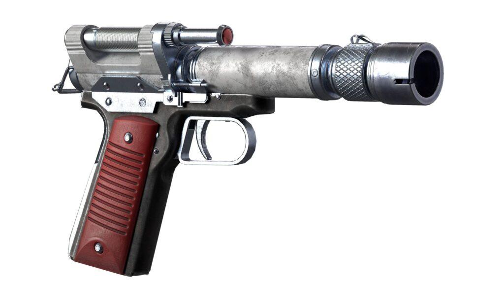 Kay Vess' Blaster - Star Wars Outlaws - 3D Fan Art — Daniele Bonacini
