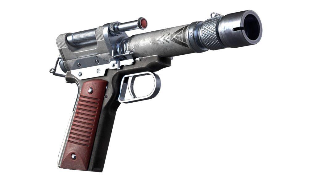 Kay Vess' Blaster - Star Wars Outlaws - 3D Fan Art — Daniele Bonacini