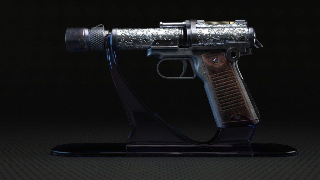 Kay Vess' Blaster - Star Wars Outlaws - 3D Fan Art — Daniele Bonacini