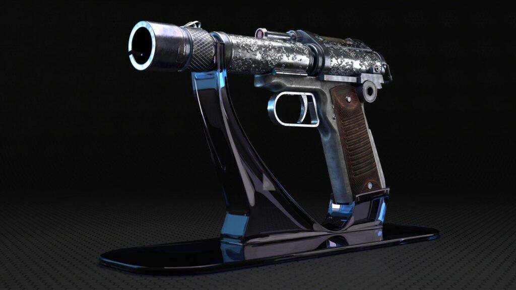 Kay Vess' Blaster - Star Wars Outlaws - 3D Fan Art — Daniele Bonacini