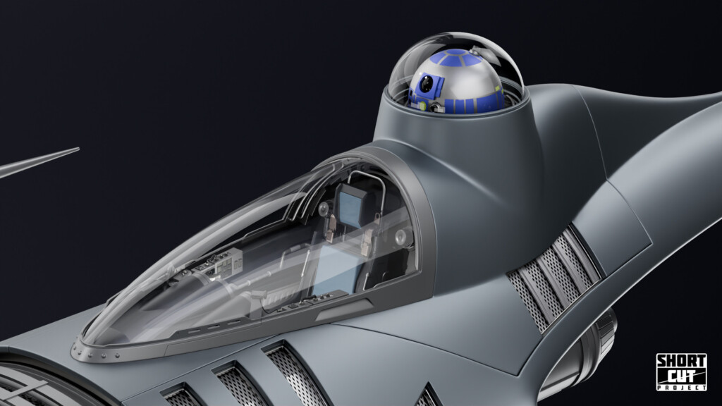 Naboo N-1 Starfighter di The Mandalorian, progetto di Shortcut Admin, immagine 7 di 20