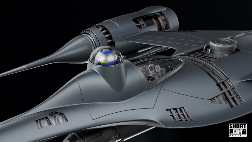 Naboo N-1 Starfighter di The Mandalorian, progetto di Shortcut Admin, immagine 8 di 20
