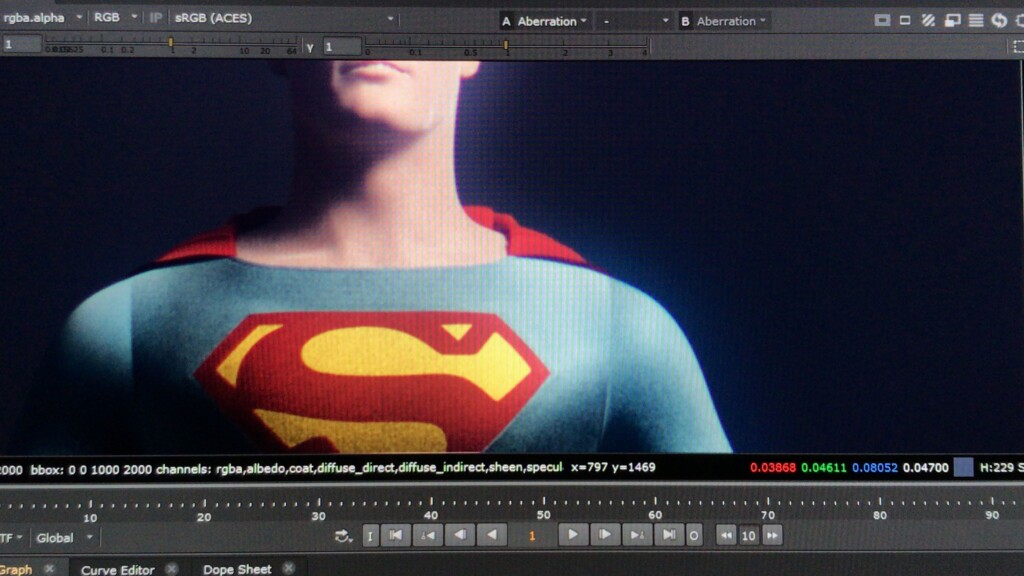 Superman, progetto di Danilo Caliro, aggiornamento del work in progress